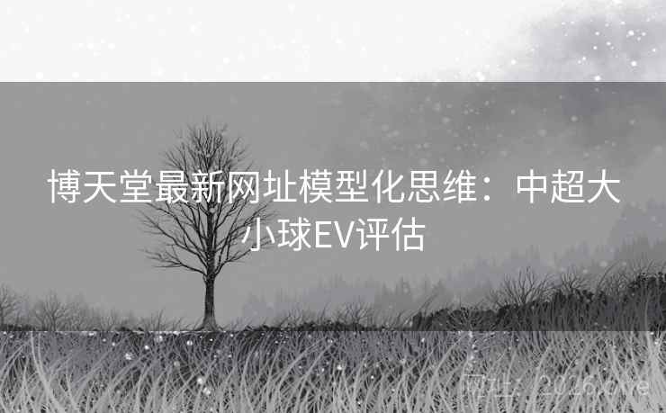 博天堂最新网址模型化思维:中超大小球EV评估